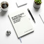 Personalised A5 Pointless Notes From Meetings Notebook, thumbnail 1 of 10