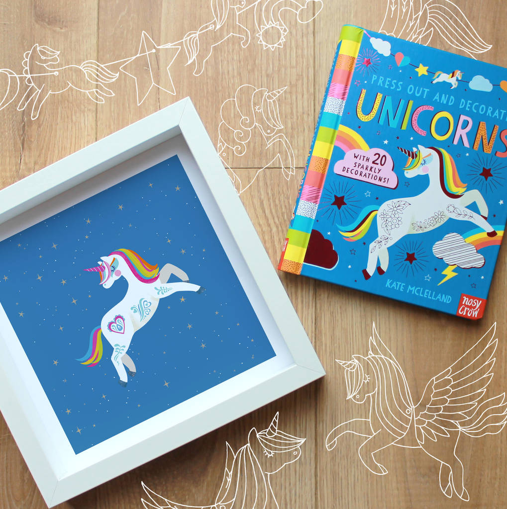 Sale Unicorn Print By Kate McLelland Shop
