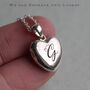 Sterling Silver Small Heart Locket Necklace, thumbnail 4 of 11
