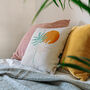 Sun And Palm Leaves Cushion, thumbnail 2 of 4