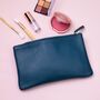 Personalised Small Leather Cosmetic Pouch, thumbnail 7 of 8