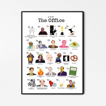 The A Z Of The Office Print, 2 of 3