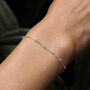 Dana Sterling Silver Satellite Chain Bracelet, thumbnail 1 of 5