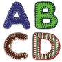 Alphabet Patchwork Iron On Letters, thumbnail 5 of 8