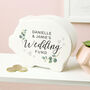 Personalised Wedding Savings Piggy Bank Gift, thumbnail 1 of 2