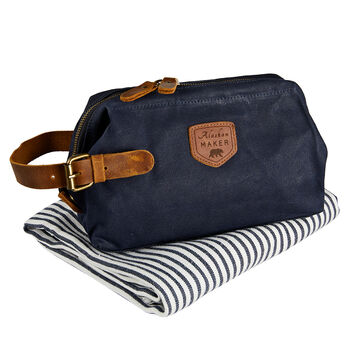 Waxed Canvas Toiletry Bag, 6 of 8