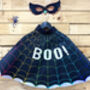 Personalised Kids Halloween Dress Up Cape And Mask Set, thumbnail 1 of 4