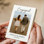 Personalised Engagement Memory Block For Couple, thumbnail 1 of 10