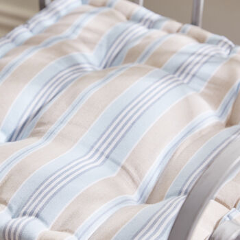 Extra Large Oxford Striped Box Cushion, 3 of 4