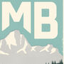 Personalised Utmb Race Print, Unframed, thumbnail 6 of 6