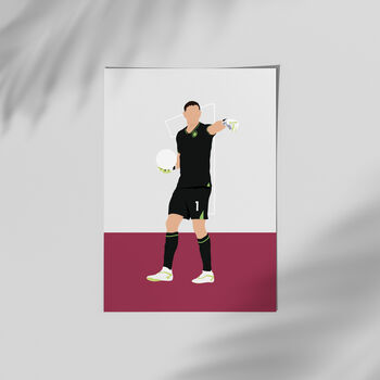 Emi Martínez Aston Villa Print, 2 of 4