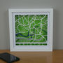 Personalised Map Location Box Frame, thumbnail 3 of 10