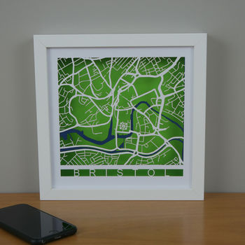 Personalised Map Location Box Frame, 3 of 10