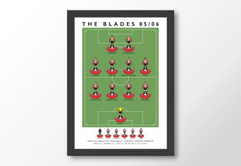Sheffield United The Blades 05/06 Poster, 8 of 8