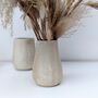 Handmade Ceramic Vase In Oatmeal, thumbnail 2 of 2