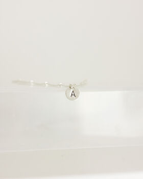 Sterling Silver Personalised Initial Necklace, 2 of 6