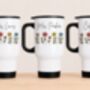 Floral Teacher Travel Mug, thumbnail 2 of 3