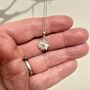 Sterling Silver And 9ct Gold Plated Daisy Necklace, thumbnail 5 of 5