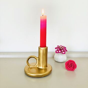 Gold Candle Holder, 2 of 4