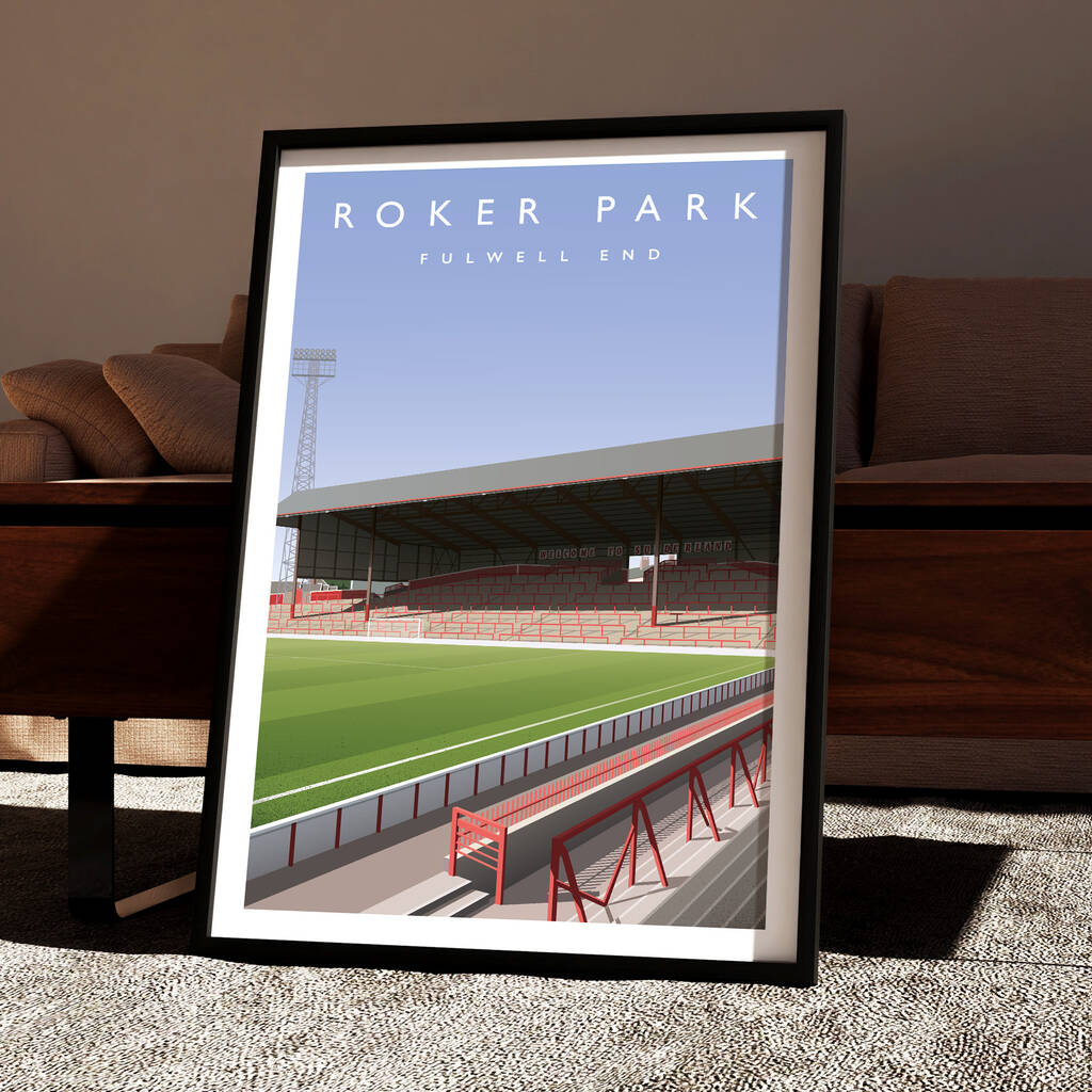 Sunderland Roker Park Fulwell End Poster, 1 of 7