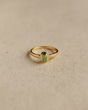 Frances Gold Vermeil Birthstone Ring, 10 of 12