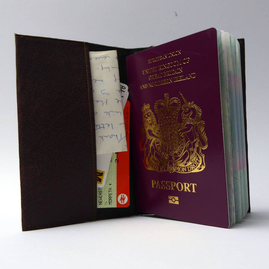 Personalised Passport Cover, Vegan Friendly By Oscar & Toots