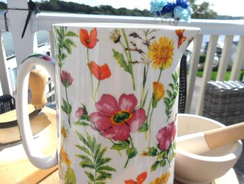 Extra Large Jug In Meadow Flowers Design, 8 of 9