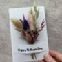 Mothers Day Card With A Posy Of Dried Flowers, thumbnail 2 of 6