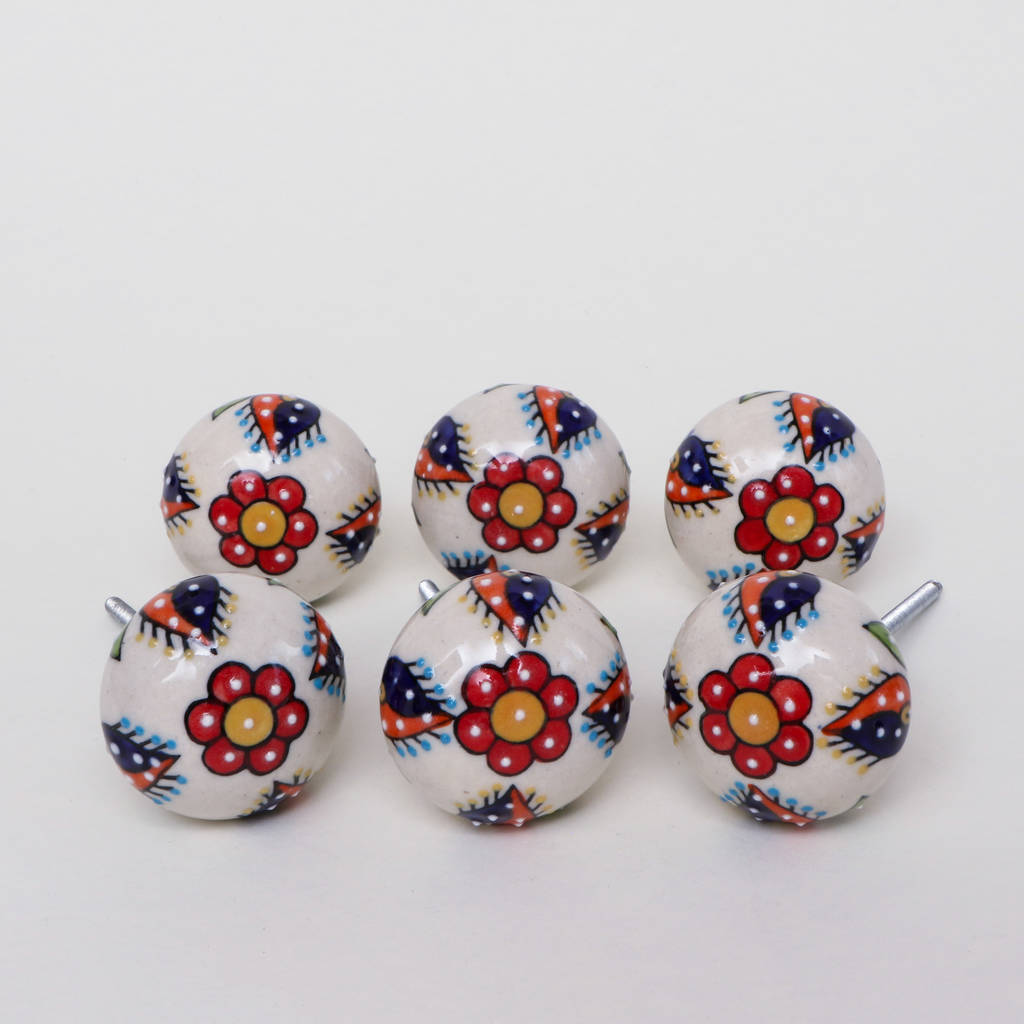 Ceramic Large Knob Set By Trinca Ferro