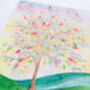 Colourful Family Tree Personalised Calligraphy Print, thumbnail 2 of 8