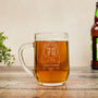 Personalised 70th Birthday Pint Glass, thumbnail 1 of 8