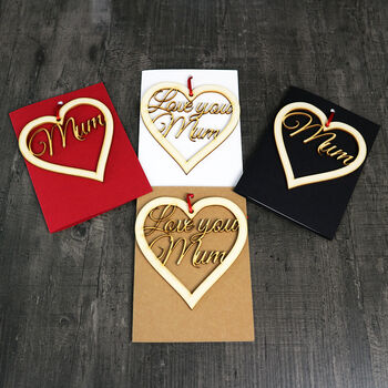 Love You Mum Keepsake And Mothers Day Card, 3 of 12