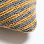 Striped Cushion Knitting Kit, thumbnail 2 of 7
