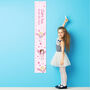 Personalised Fairy Princess Height Chart, thumbnail 1 of 3