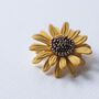 Teacher Sunflower Blooming Brooch Gift, thumbnail 4 of 11