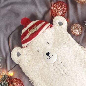 Cosy Polar Bear Hot Water Bottle, 2 of 6
