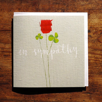 In Sympathy Greetings Card, 4 of 4