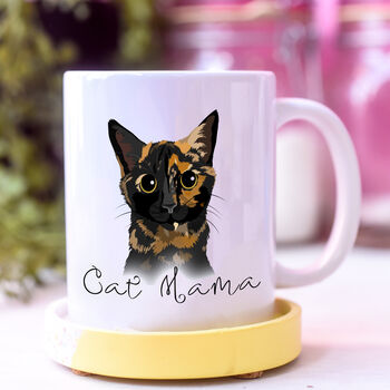 Personalised Cat Mum Mug Mother's Day Gift, 5 of 5