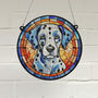 Dalmatian Stained Glass Effect Suncatcher, thumbnail 1 of 6