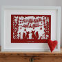 Truly, Madly, Deeply Fox Valentine's Print Or Papercut, thumbnail 2 of 8