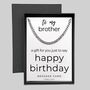 Curb Chain Send Your Brother Birthday Message, thumbnail 1 of 6