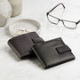 Personalised Message Leather Popper Wallet, thumbnail 4 of 5