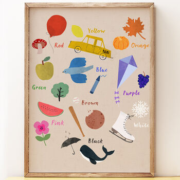 World Of Colour Children's Art Print, 2 of 5