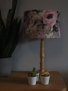 Pink Rose And White Floral Lampshade, 2 of 5