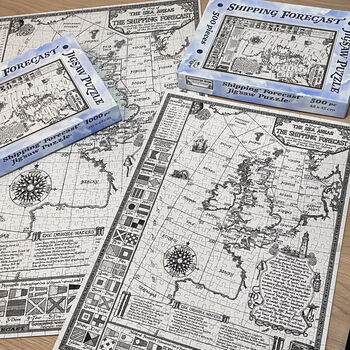 Shipping Forecast Map Jigsaw Puzzle 500 Pieces, 2 of 12