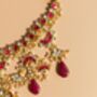 Magenta Kundan Set, thumbnail 5 of 7