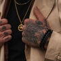 Men's 8mm Black Onyx Matte Beaded Bracelet, thumbnail 2 of 9