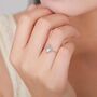 Sterling Silver Anatomical Heart Ring, thumbnail 5 of 12