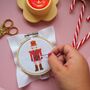 Christmas Nutcracker Mini Cross Stitch Kit, thumbnail 2 of 4