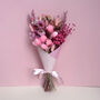 Mini Pink Dried Flower Arrangement With Daisies, thumbnail 4 of 5